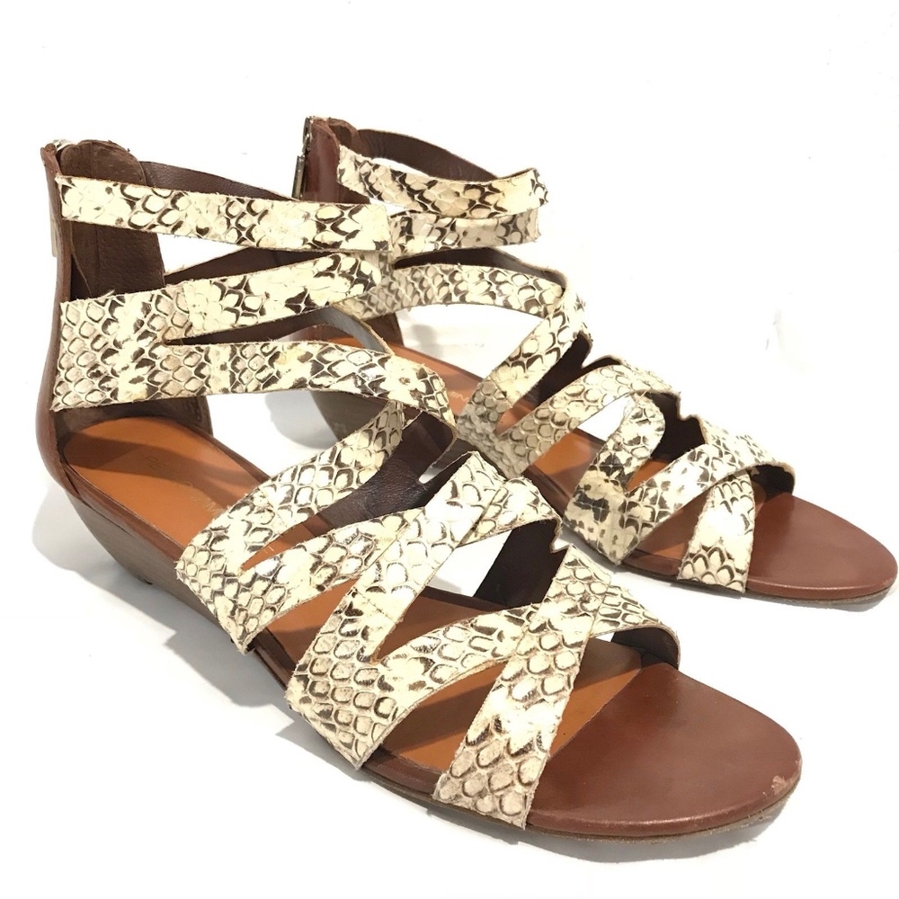Rebecca Minkoff Gladiator Sandals Wedge Flats